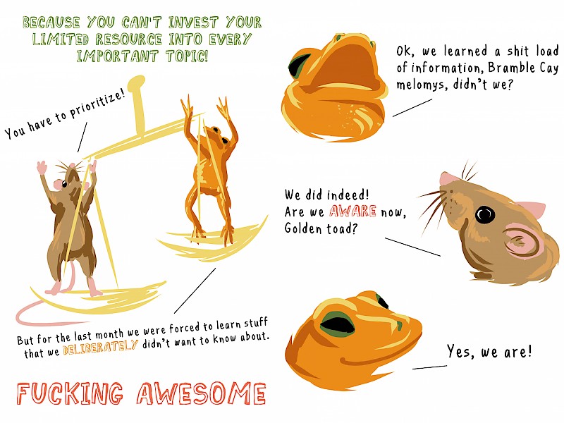 Von deiner Unmöglichkeit, die Welt zu retten.